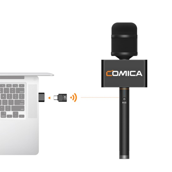 COMICA Revo S Wireless Reporter Microphone for Smartphone